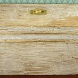 Wooden box & old brass 3 levels