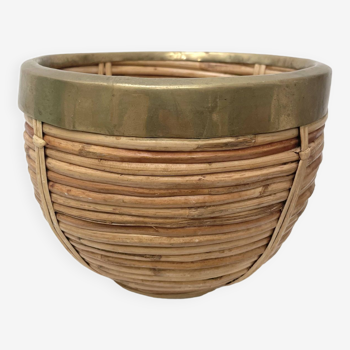 Brass bamboo pot 1970