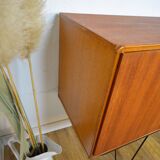 Scandinavian sideboard Fristho teak and metal