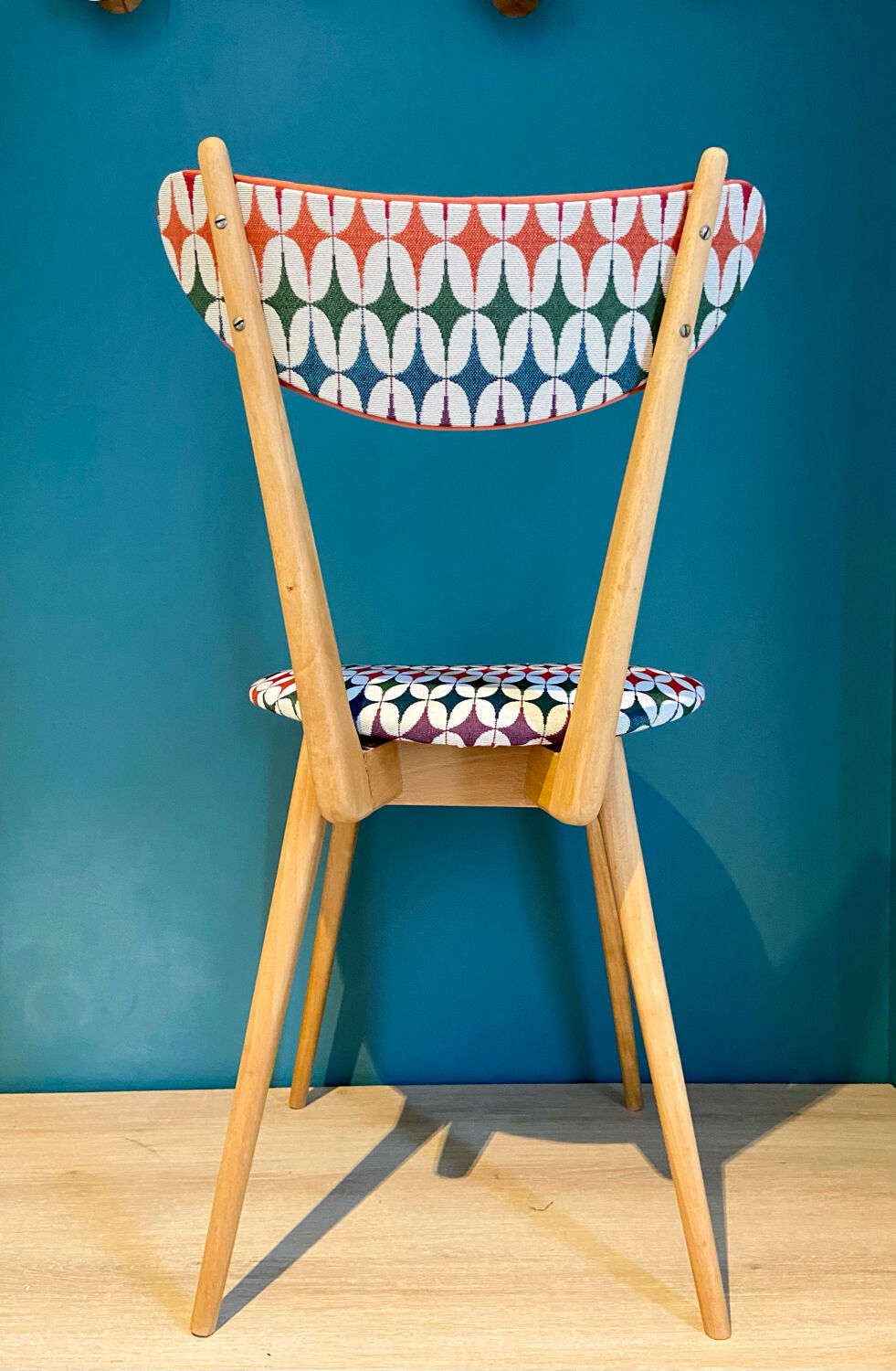 Colorful vintage chair