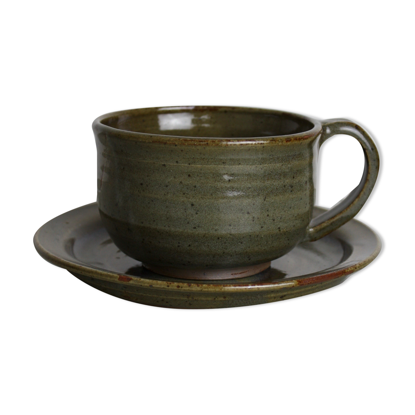 Ceramic bowl and plate set