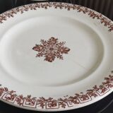 4 old mismatched plates Gien, St Amand, K&G Lunéville