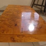 Table basse en loupe d'orme