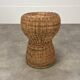 Tabouret rotin bouchon de champagne