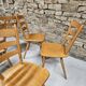 Lot 8 Chaises bistrot Campagnard 1970