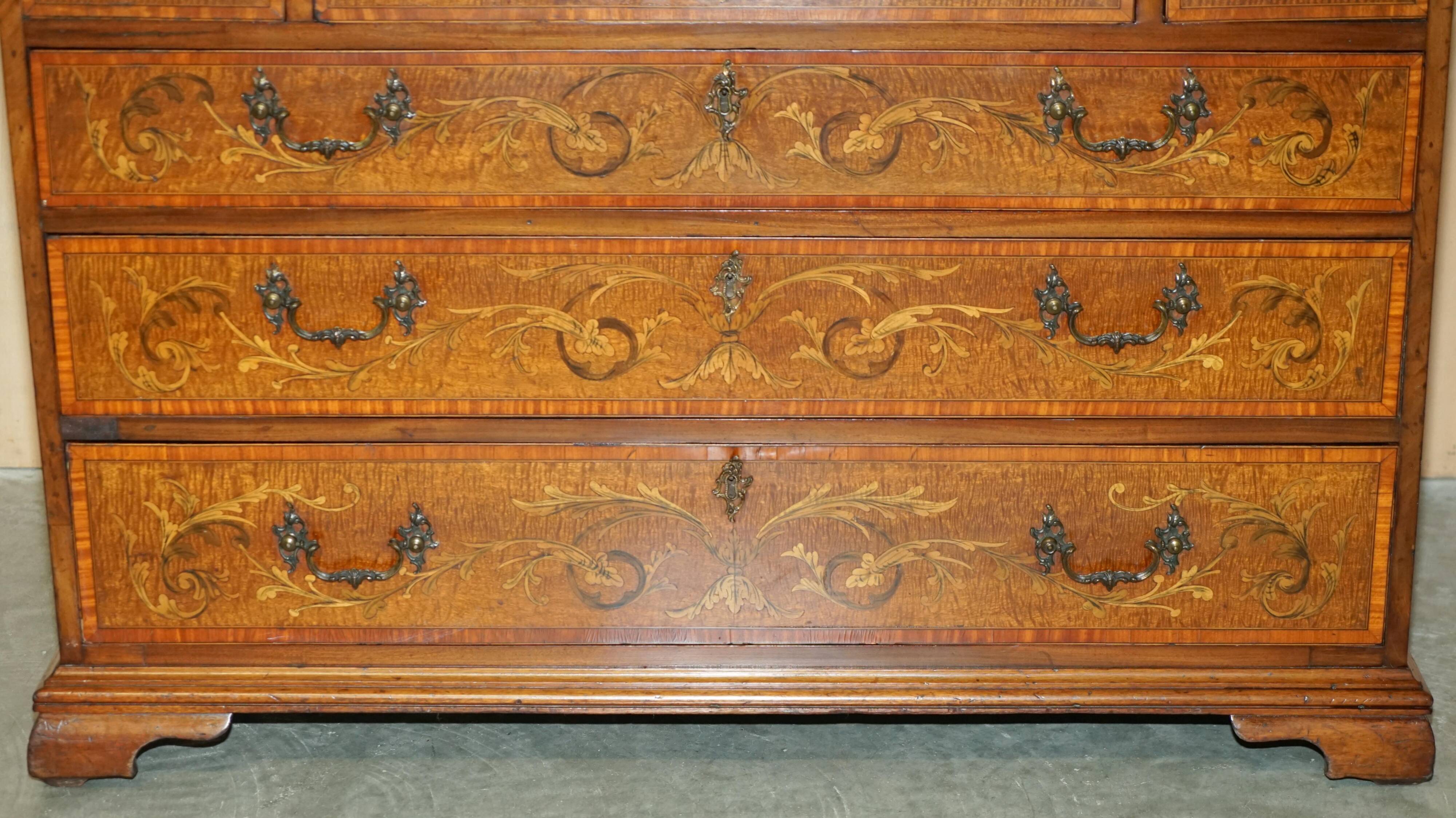 Sheraton Revival Antique Library Desk circa 1840