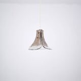 3 leafed murano glass pendant lamp by Carlo Nason for Mazzega