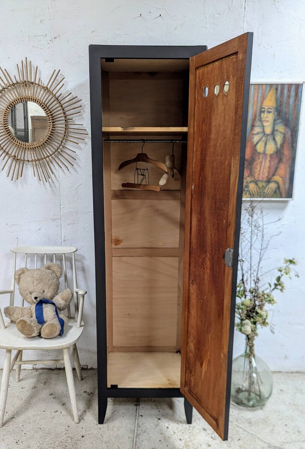Wardrobe 50s 60s Shabby Vintage Patina