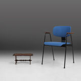 Tabouret rustique en bois, années 1880