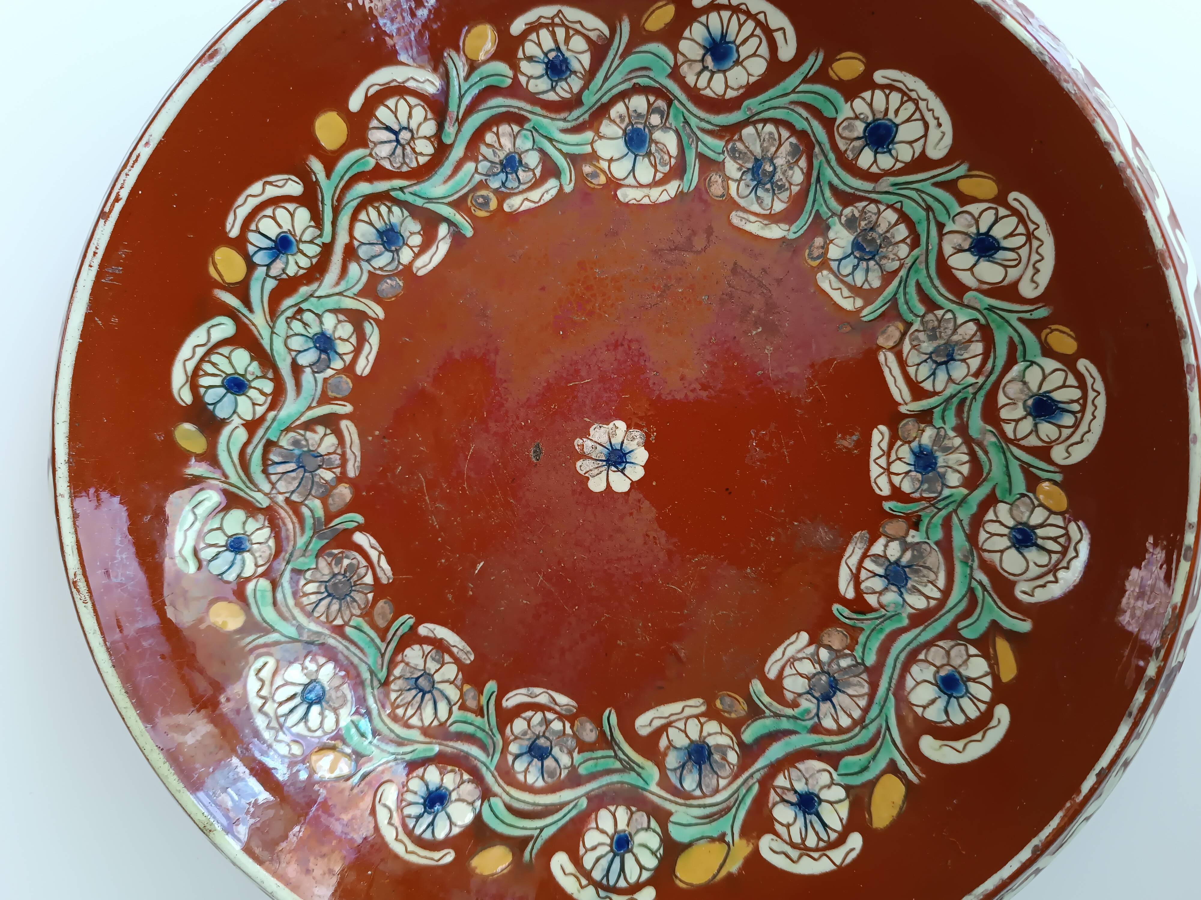 Swiss Ceramics Pair of rösti dishes, hollow dishes with collar, late 19th century