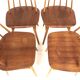 Set of 4 chairs "Fanett" Ilmari Tapiovaara Sweden 1960