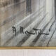 A. martini, active 20th century. the grand boulevards. oil on canvas.