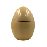 Tommaso Barbi, rare grande boîte en parchemin en forme d'œuf, TB Italie, vers 1970