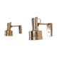 Scandinavian vintage brass wall light