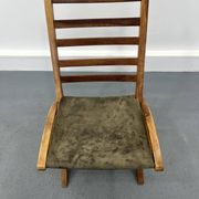 Chaise vintage en cuir, années 1970