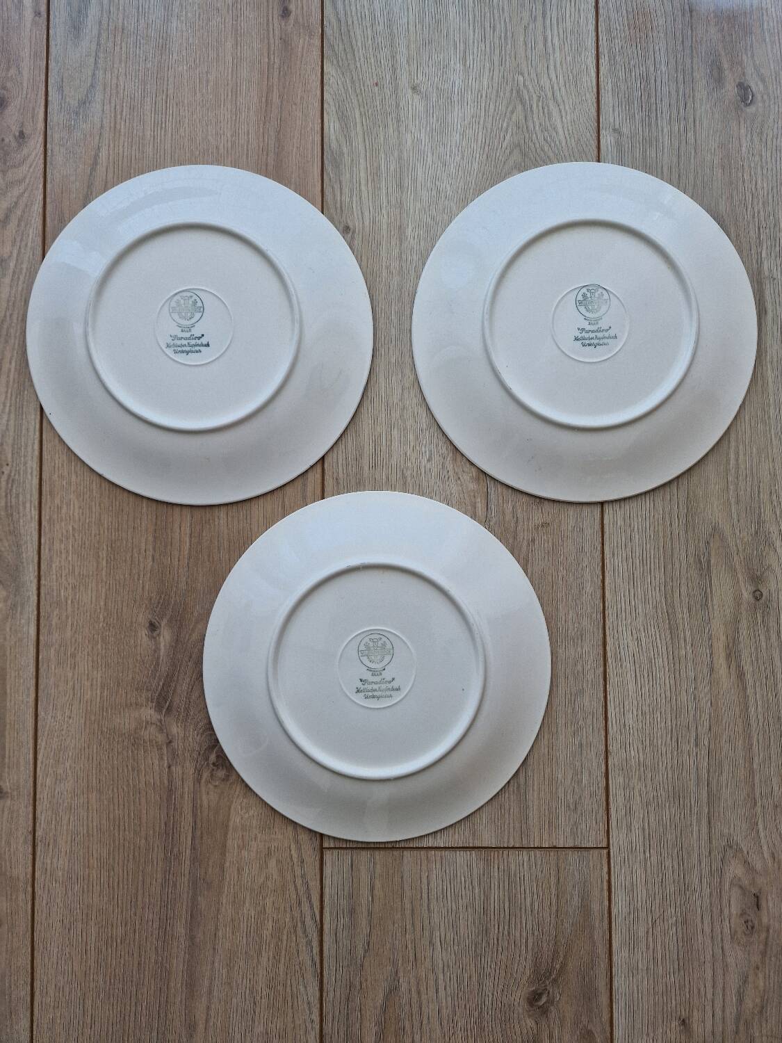 3 Villeroy and Boch dinner plates Paradiso model
