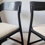 4 Baumann sleigh chairs