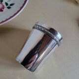 Silver-plated metal timbale by RAVINET d'ENFERT