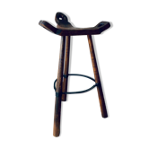 Tabouret brutaliste de bar