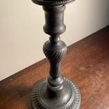 Tin candlestick