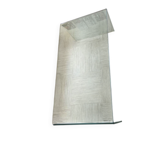 Table basse en verre trempé courbé (monobloc)