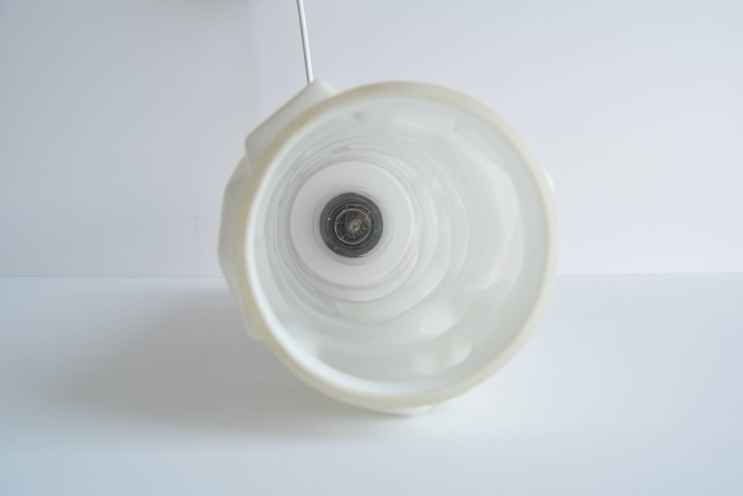 Iconic pendant lamp Ivan Jakeš made of opal glass