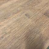 Old farm table in raw oak