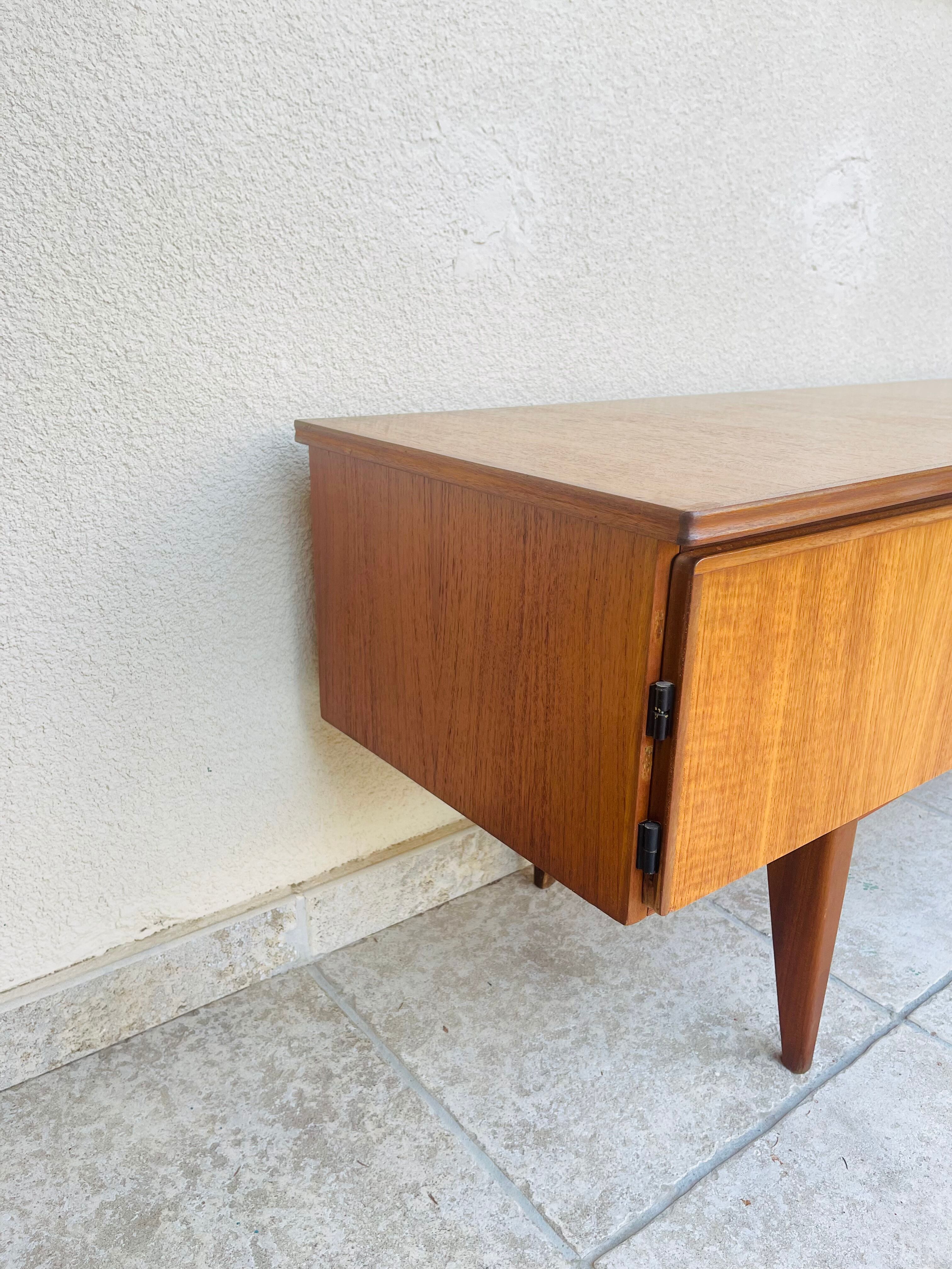 Scandinavian teak row