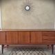 Low teak sideboard Scandinavian design