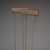 Sculpture cinétique abstraite en métal, dans le style de Harry Bertoia, années 1960