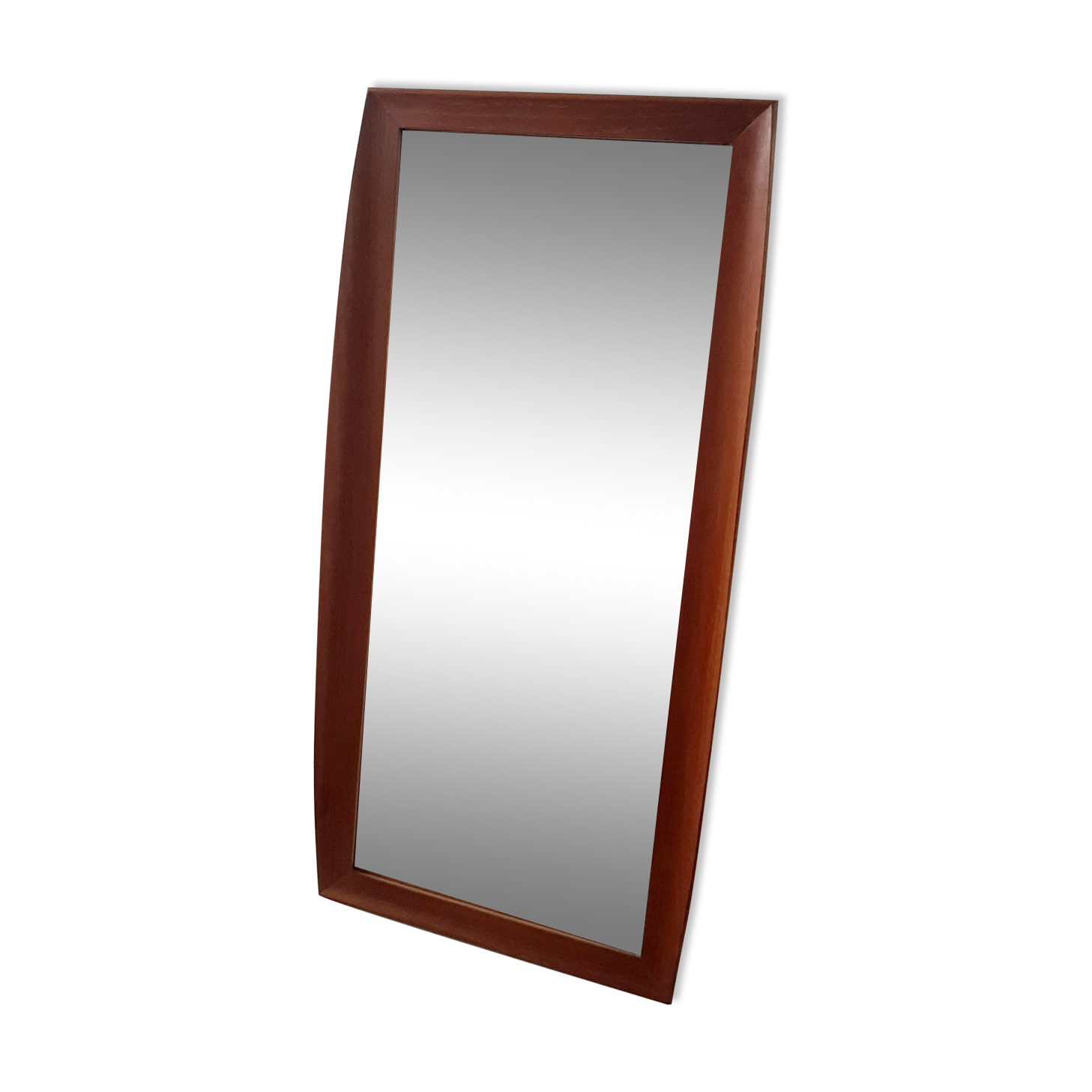 Large Scandinavian teak mirror