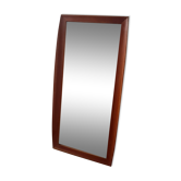 Miroir scandinave en teck 74 X 37 cm