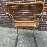 Chair model Cesca by Marcel Breuer with armrests B64