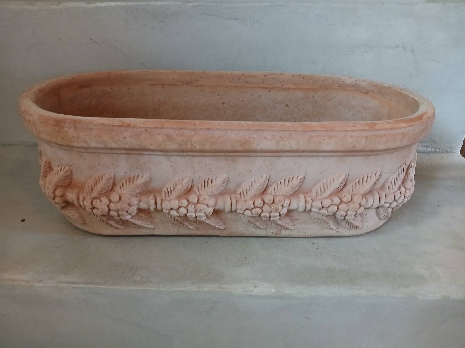 Tuscan terracotta planter