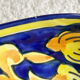 oval plate in artisanal earthenware Decor Sun & Lemons