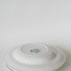 Set of 4 Saint Amand soup plates with burgundy flower outlines 1950
