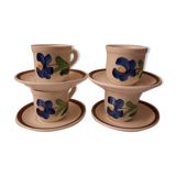 Cup and under cup Gien