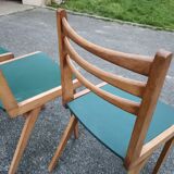 Suite de 4 chaises vintage