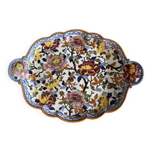 Plat Gien peint à la - main