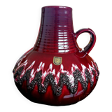 Pitcher vase with a handle Fohr Keramik West Germany