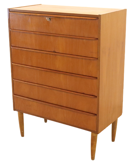Danish vintage chest of drawers