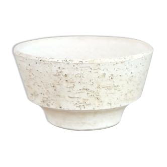 White ceramic pot cover, 1950s
