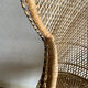 Emmanuelle armchair in rattan 60s