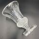 Medici Crystal Baccarat Vase? Diamond Spikes XIXth Unsigned