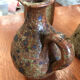 Lot de trois vases en grés pyrite