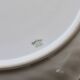 Vintage round serving dish in white porcelain with twists by Limoges Haviland