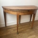 Half Moon fruit wood table
