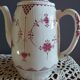 White teapot with rose pattern, Erica model by Franciscan, England