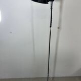 Vintage black metal floor lamp from the 70s
