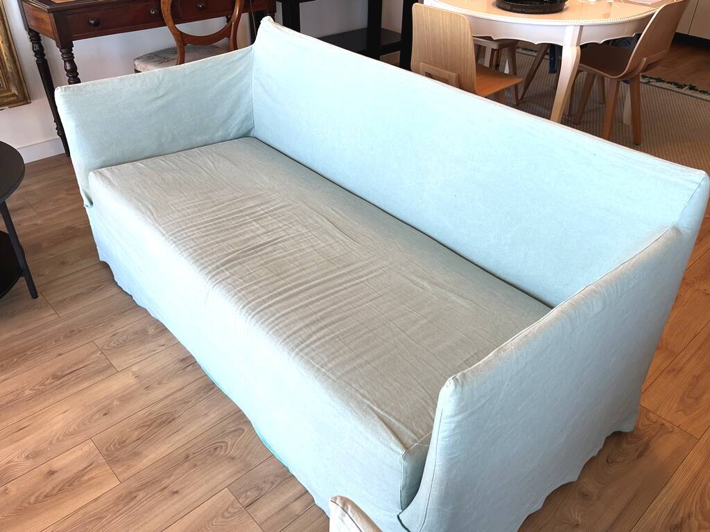 Gervasoni ghost sofa + covers + matching armchair